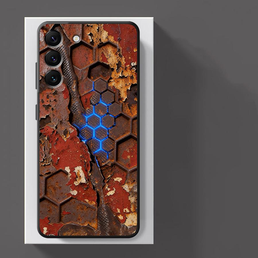 Чехол из нержавеющей стали и углеродного волокна для Xiaomi Redmi Note 13 Pro Plus 7 8 10S 9S 9 11 14 10 12 Pro 11s 12s Чехол для телефона Funda