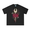 Hollow Knight Silksong Футболка Инди-геймер Команда Cherry Мерч 100% Хлопок Футболки 2026 Новый Весенне-Летний Стильный Модный Топ