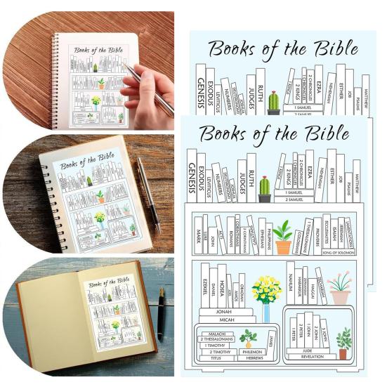 4/8 шт. христианские наклейки на библию книжные полки библейские этикетки простые в использовании библейские трекеры наклейка на приборную панель