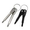 Keychain Screwdriver Tool Men Gifts, 2 In 1 Screwdriver Bit with Flathead and Cross Bit Stocking Stuffer for Men