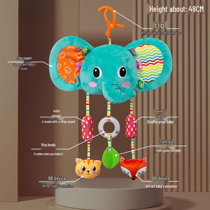 Подвесная погремушка-колокольчик для детской коляски и кроватки