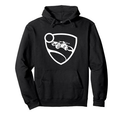 Худи с белым логотипом Rocket League