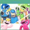 Очаровательные плюшевые игрушки Roblox Rainbow Friends, мультяшная мягкая кукла, детский рождественский подарок