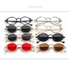 Metal Anti-blue Glasses Oversized Round Glasses Portable Optical Glasses  Women Men