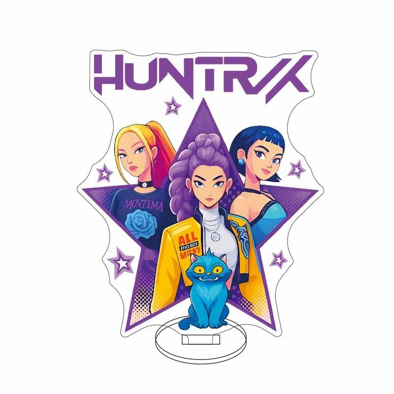 KPOP ОХОТНИК НА ДЕМОНОВ Аниме Акриловая Подставка Модель Тарелка Украшение Оригинальность Настольная Фигурка Дисплей Поклонникам Подарок Мультфильм Лучшие Товары