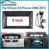 9 Inch 1 Din Car Stereo Dash Radio Fascia Canbus Box Panel Frame For Citroen C4 Picasso 2006-2013 Android Kit