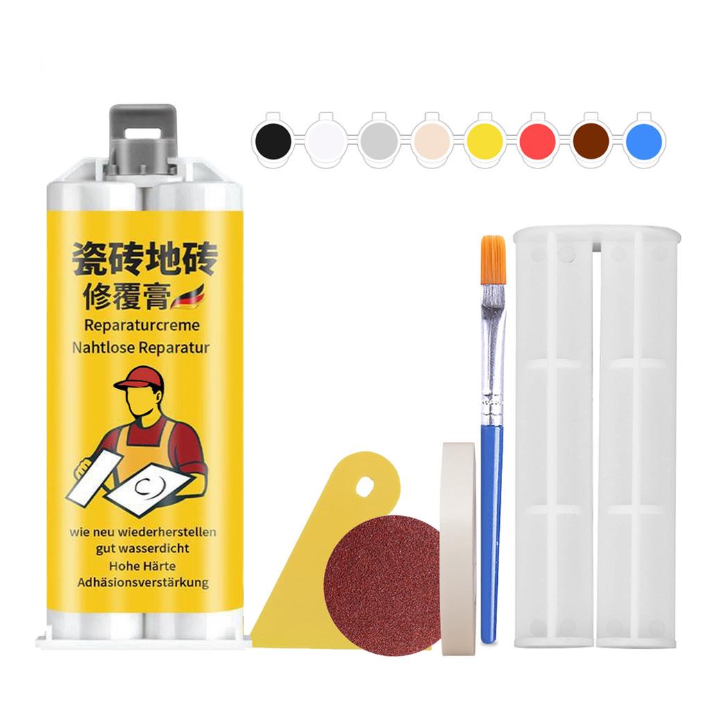 Многофункциональный набор для ремонта трещин в плитке, мощный водонепроницаемый клей для заполнения щелей в плитке для туалета
