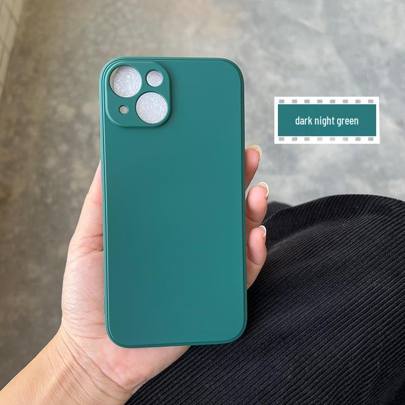 Мягкий чехол из жидкого силикона для iPhone 12 - Подходит для iPhone 13, 14, 16 Pro Max, Бархатная подкладка, Защитный чехол.