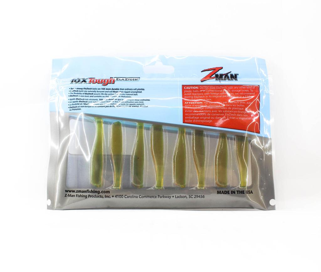 Zman Мягкая приманка Slim SwimZ 2,5 дюйма 8 шт. в упаковке моторное масло (5162)