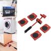 5Pc Heavy Furniture Lifter Lifting Easy Moving Slider Mover Tool Set Removal Kit