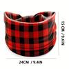 Рождественская повязка на голову с клетчатым узором, 4 шт., спортивная повязка для йоги Nad, эластичная повязка на голову, аксессуары для волос