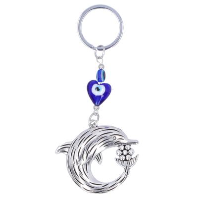 Брелок Lucky Eye Blue Lucky Dolphin Подвеска Брелок Персонализированный праздничный подарок Ремесло