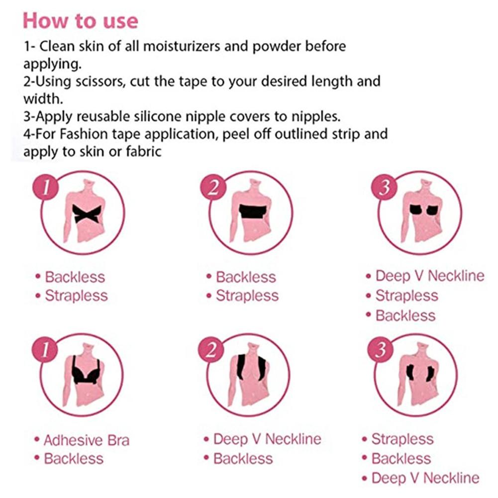 Женская прозрачная лента для подтяжки груди, лента для тела, пуш-ап, лента Боба, невидимый бюстгальтер, крышка для сосков, наклейки для подтяжки груди, без бретелек