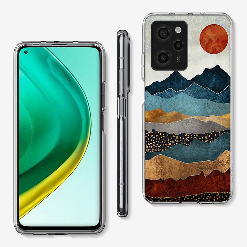 Natural poster landscape art painting Phone Case For Redmi 12 13C 12C 15C 15 9 Power 10 Prime+ 10C 10A 9T 9C 9i 9AT 9A Sport A5
