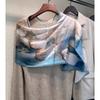 Fall In Love At First Sight Double Crepe Thin Silk Long Scarf Spring And Summer Sunscreen Mulberry Silk Silk Scarf Multifunctional Scarf