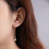 Crown Long Ear Hang Women's Fashion Ins Style Super Fairy Tassel Ear Cable Cold Style Niche Design Ear Decoration