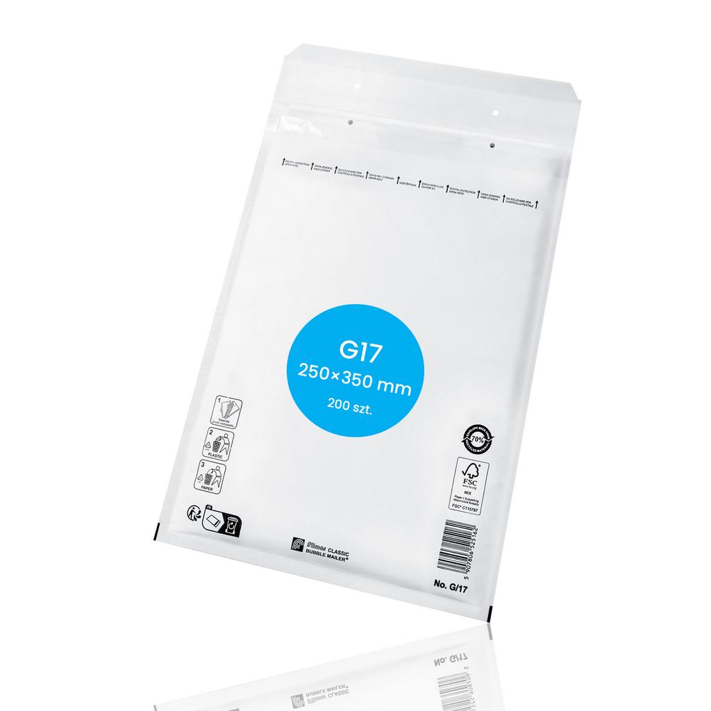 G17 Bubble Envelopes | 250X350 | White | 100 Pcs