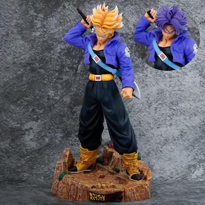 Фигурка Транкса из аниме Dragon Ball Z, 23 см, Супер Сайян Транкс, ПВХ модель, статуэтка, коллекционная кукла, украшение, игрушка, подарок.