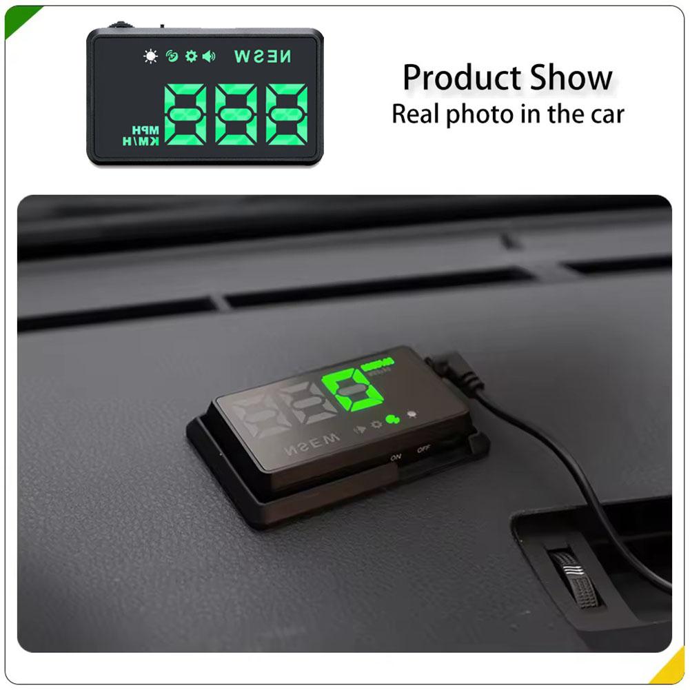 Автомобильный проекционный дисплей GPS цифровой спидометр универсальный USB проектор на лобовое стекло измеритель скорости N8P2