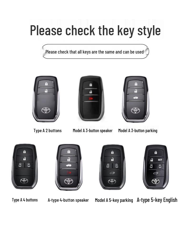 Чехол для ключа для Toyota Camry, Corolla, Levin, Asia Dragon, Highlander, Sienna, Wildlander, RAV4