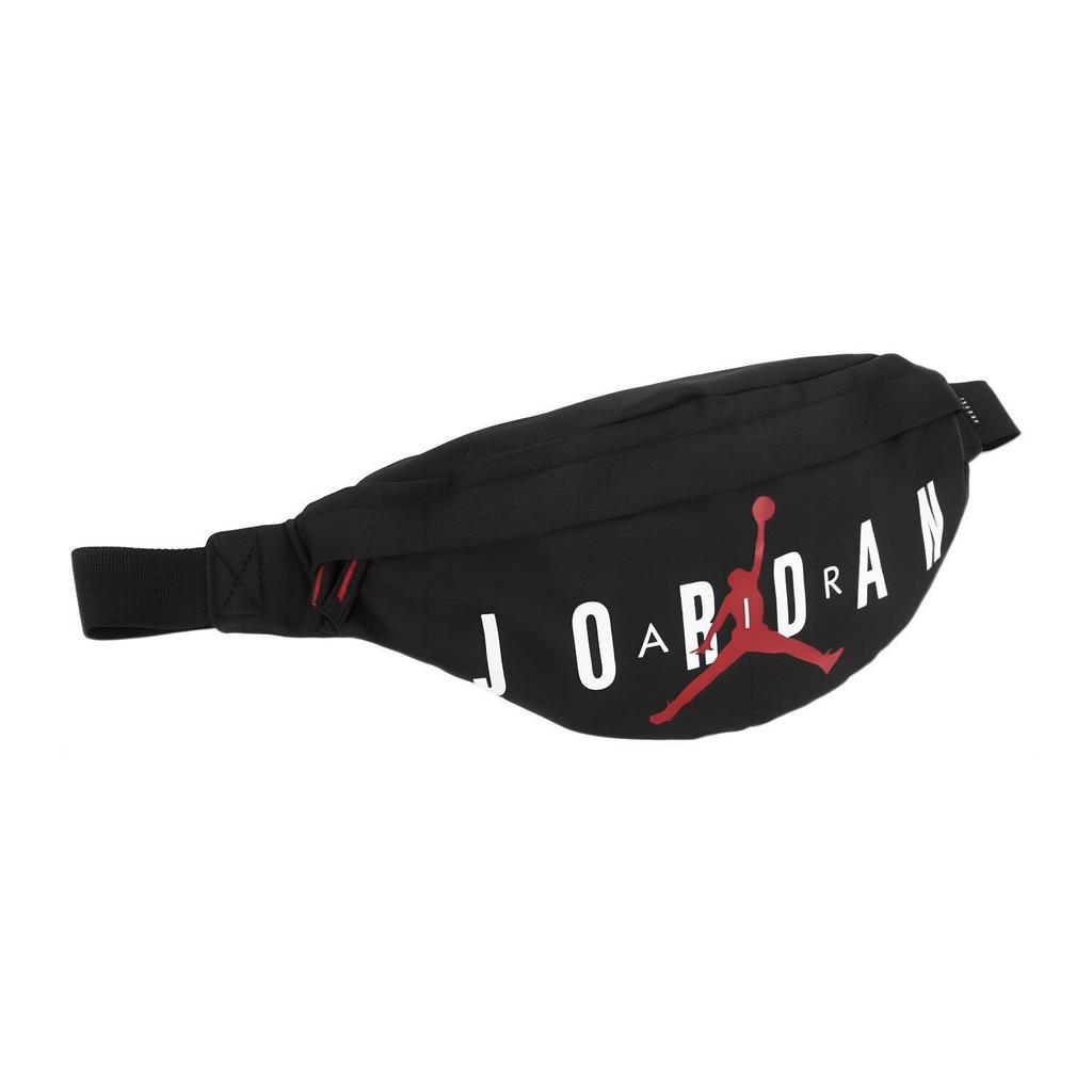 Jordan Classic Portable Sports Leisure Air Logo Nylon Crossbody Chest Waist Bag Unisex Bags Black JD2143011GS-001