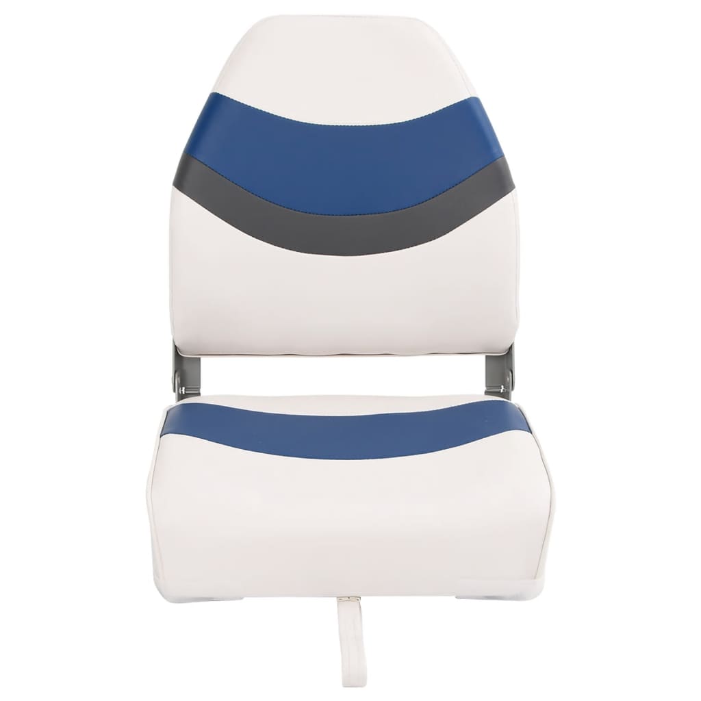 2 Piece Folding Boat Seat Set with High Backrest