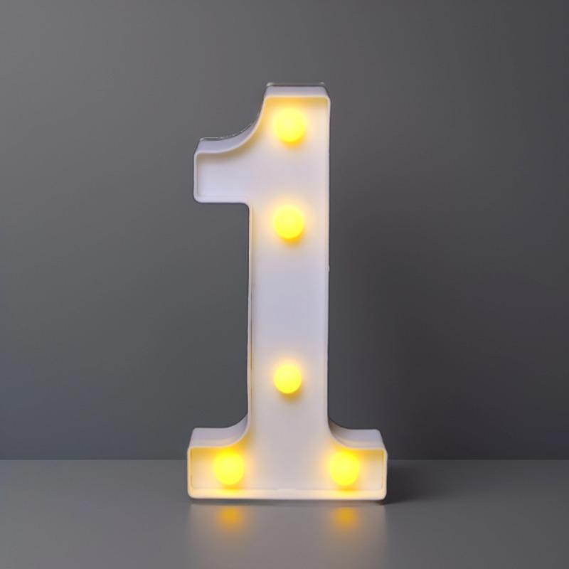 22 см светодиодные буквы и цифры для мероприятий - Идеально для дней рождения и предложений.