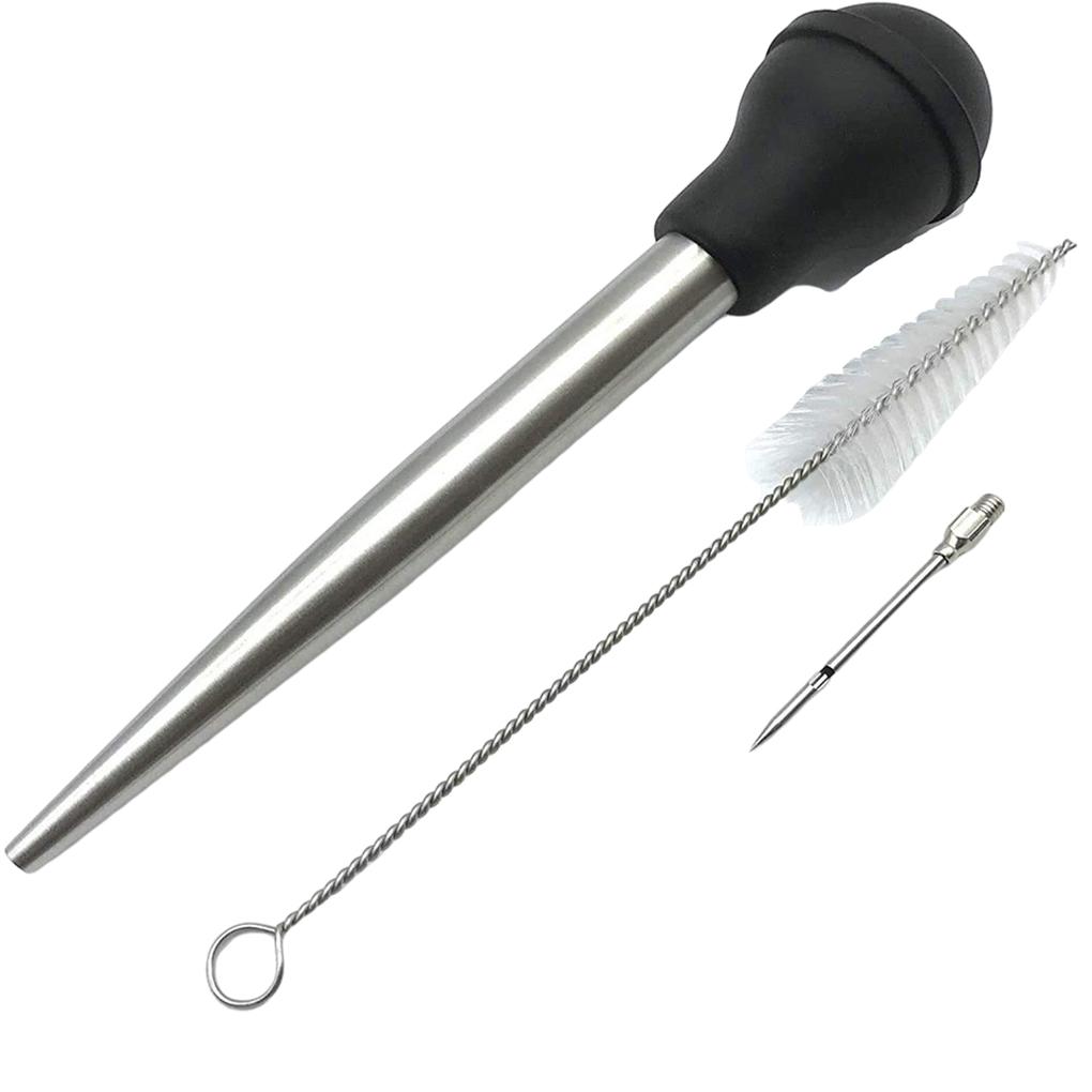 Насос из нержавеющей стали многоразовый моющийся масляный дозатор для курятника аксессуары для труб с чистящей щеткой