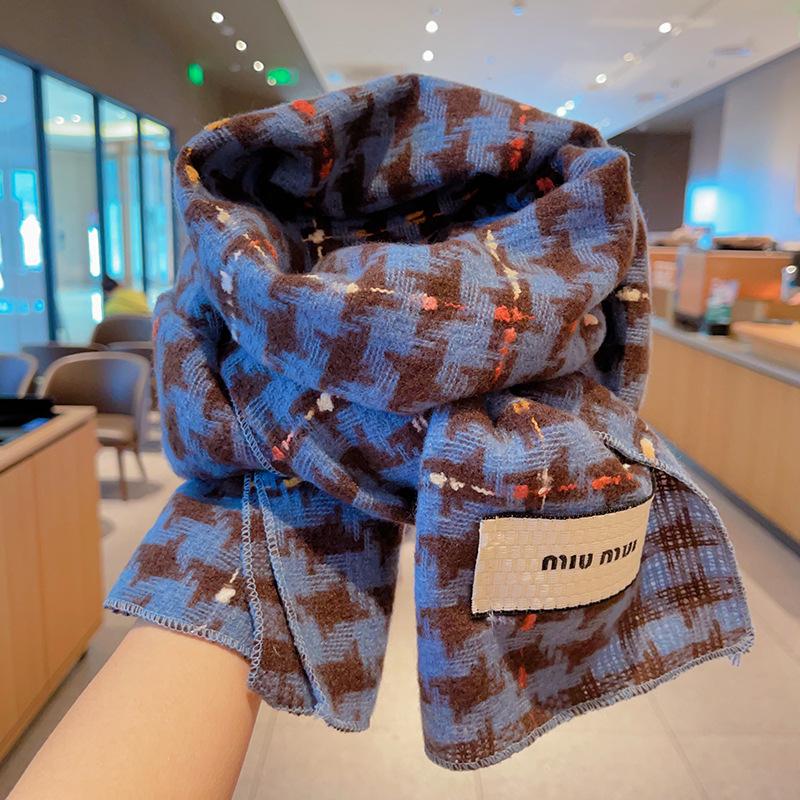 Новый детский модный шарф для девочек, чтобы согреться и универсальный для младенцев. Мягкий и утолщенный теплый шарф для детей