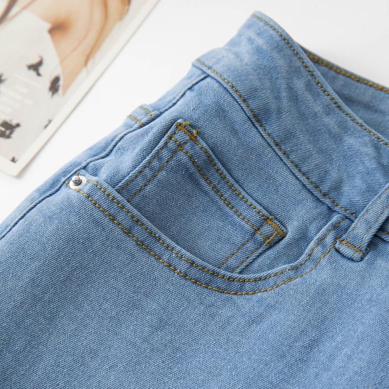 Dimanaf Plus Size Women 2025 Shorts Pants Summer Loose Jeans Short Basic Harem High Waist Pants Elastic Waist