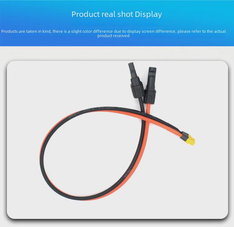 XT60 - MC4 Солнечный зарядный кабель 12AWG для хранения энергии