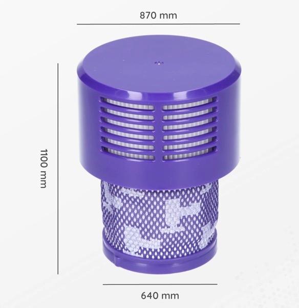 Airclear Maxfilter 3X Hepa For Dyson V11 V15 Sv14 | Washable | Complete + Brush | Absolute Animal Torque Total Clean