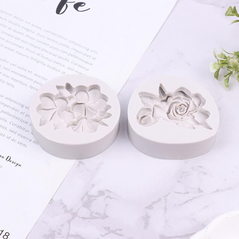 Силиконовая форма в форме цветка Diy Gardenia Plumeria Rubra Форма для мыла и помадки для торта