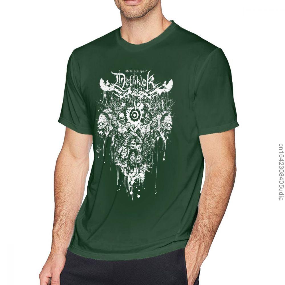 Cannibal Corpse Футболки Dethklok Metalocalypse Футболка Мужская футболка с коротким рукавом Графический хлопок Забавная мода Плюс Размер Футболка