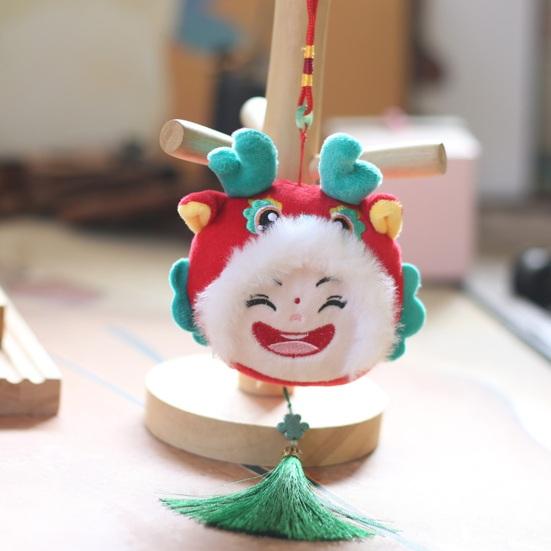 Плюшевый дракон, милый дракон, кукла, подвеска в китайском народном стиле, плюшевые игрушки