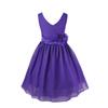Kids Girls Ball Gown Prom Wedding Bridesmaid Chiffon Summer Party Dress