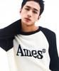 AMES-WORLDWIDE Basic Raglan Pullover Knit Ivory