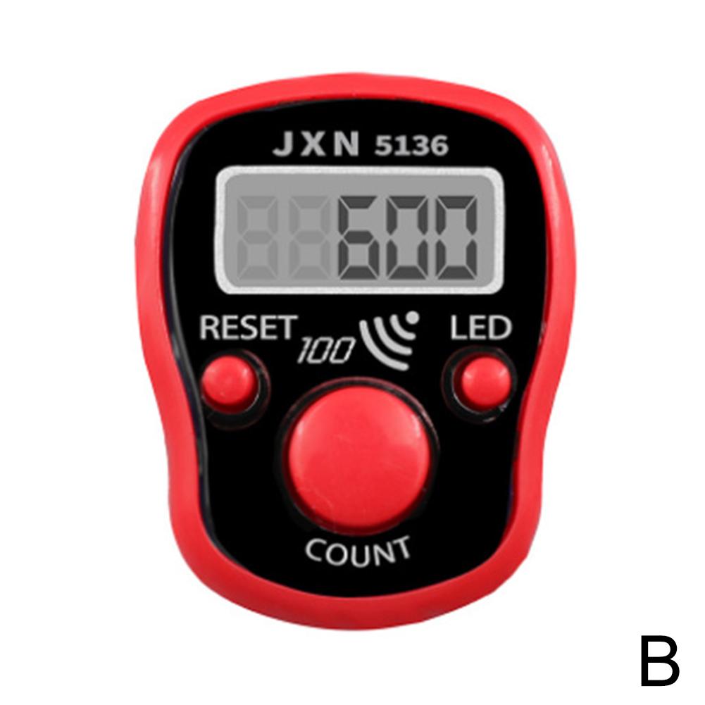 Ручной электронный счетчик Тасбих Палец Цифровой Таймер с бусинами ЖК-цифровой дисплей Тасбих Тасбих Ручной счетчик щелчков