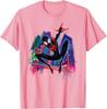 2026 new SpiderUnisex Miles Morales Neon City Tshirt for both Unisex and Women SpiderUnisex parallel universe pattern Tshirt
