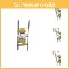 Resin Climbing Miniature Stairs Little Dog Display Ornament For Room Decor