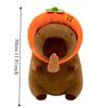 Wearing Headband Capybara Plush Toy Doll Peanut Stuffed Capybara Doll  Children's Day