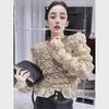 Women's European Palace Style Puff Sleeve Pleated Top for Autumn/Winter