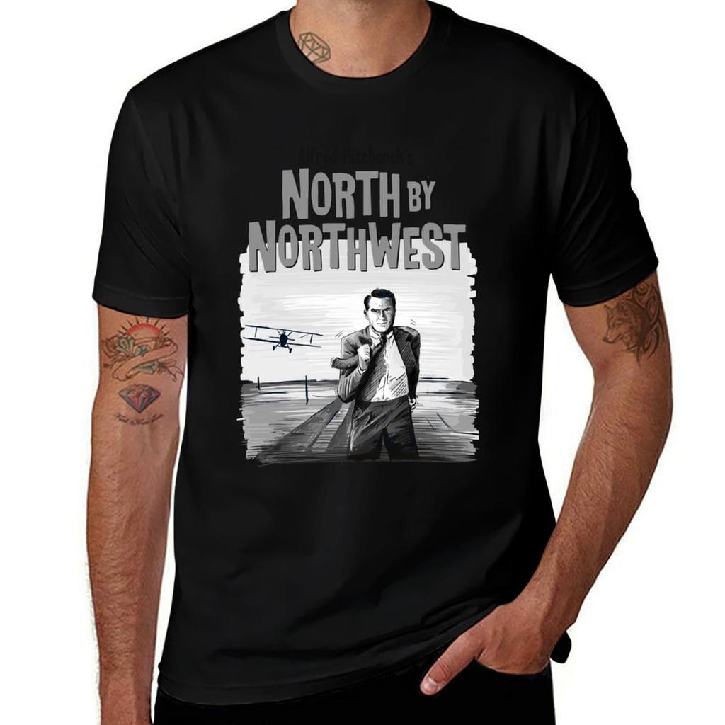 Alfred Hitchcocks North By Northwest Tshirt Plus Size Lightweight Tee Shirt