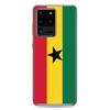 Coque Téléphone - Samsung - Galaxy S21 Ultra - Drapeau Ghana - Souple - Multicolore