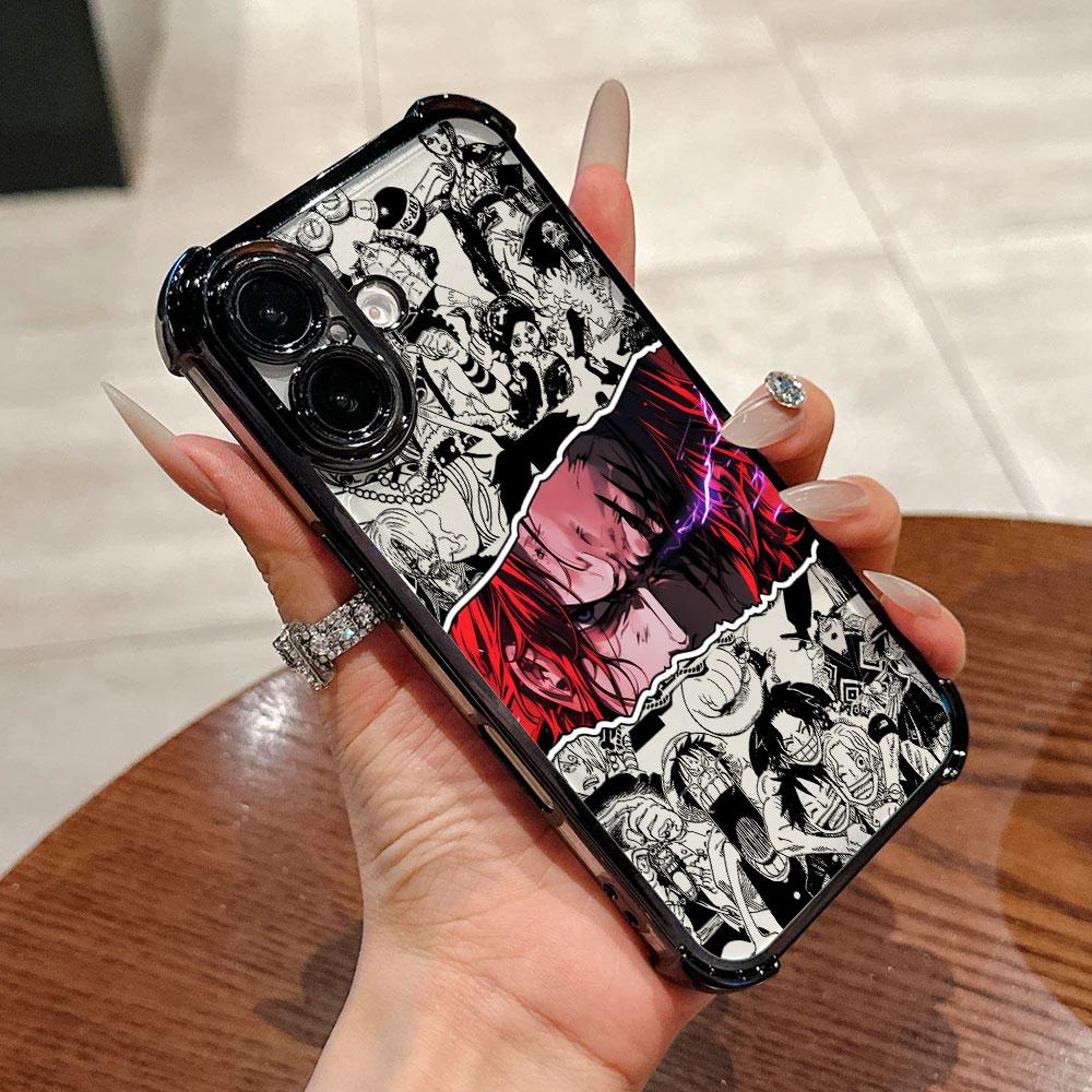 Япония Аниме Горячий One Pieces Мягкий Чехол Для iPhone 17 Pro 16 15 14 13 12 11 Pro Max Чехол 17 Plus 17E 16E 17Air Силиконовый Чехол для Телефона