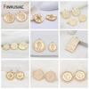 Gold Plated Commemorative Coin Pendant Charms For DIY Jewelry Making High Quality Bracelet Necklace Earring Pendants Findings