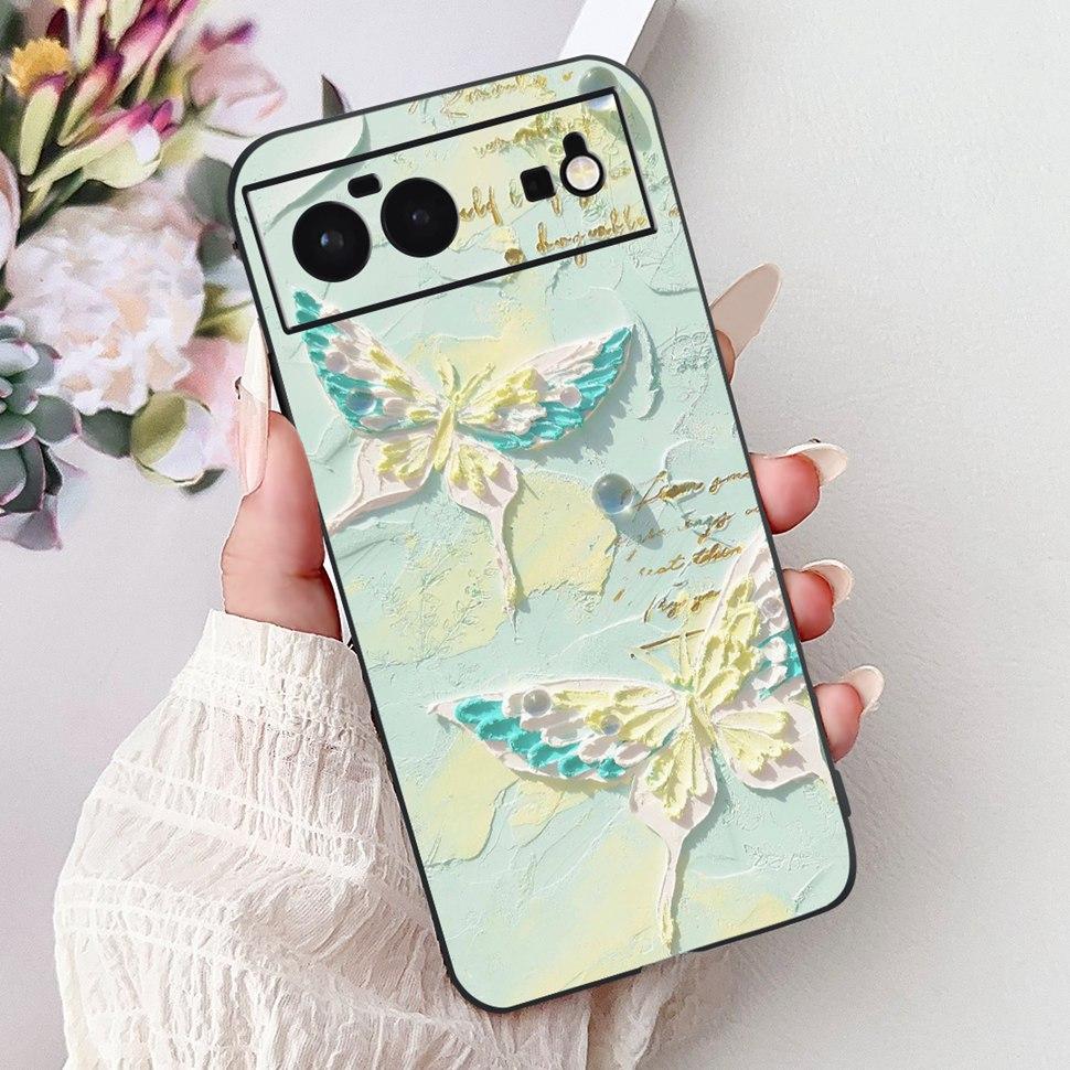 For Google Pixel 6 Case Cute Animals Soft Silicone Phone Cases For Google Pixel 6 Pixel6 Coque Ultra-thin TPU Back Cover Housing