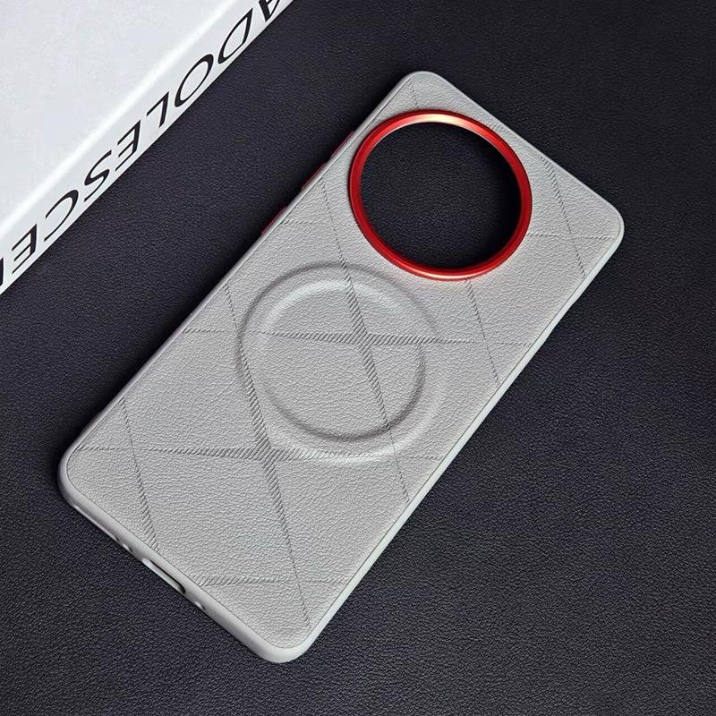 Магнитный чехол для OnePlus 13 R 13S One Plus 13T ACE 5 Pro OnePlus13 5G Магниты Роскошная кожаная задняя крышка телефона Защитный корпус