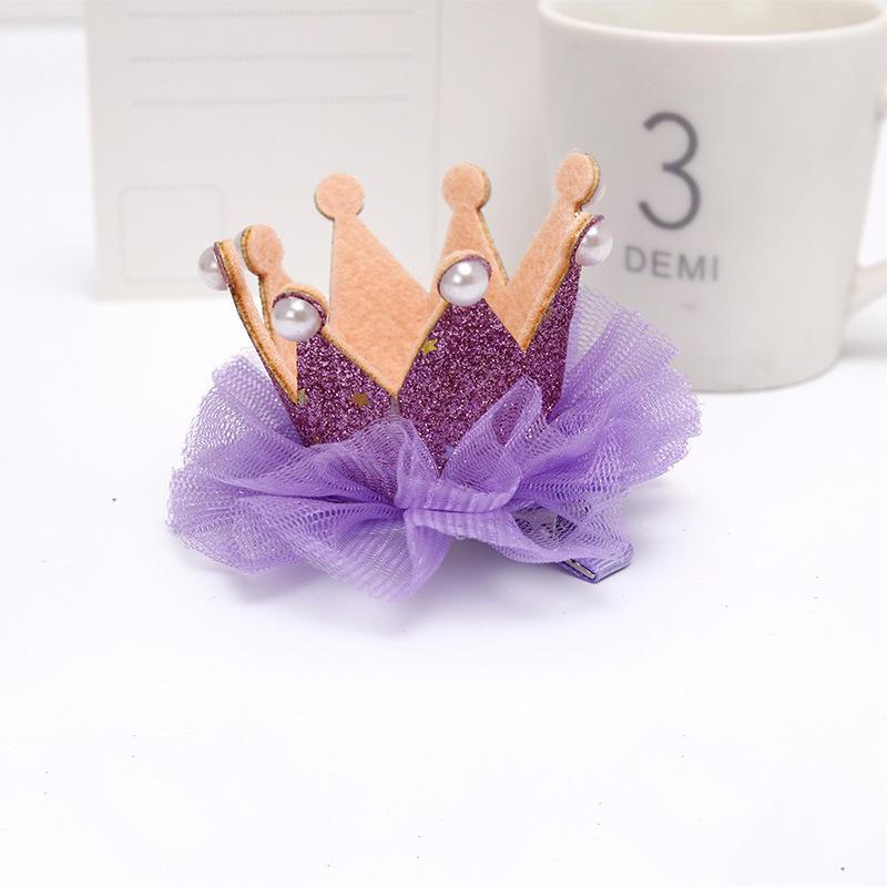 Headdress Side Clip Hairpin Little Girl's Children's Hair Accessories Princess Crown
