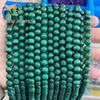 Натуральные малахитовые круглые бусины 7A качества для DIY аксессуаров к ювелирным изделиям - Ручная работа, полуфабрикаты